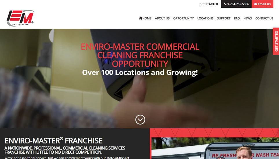 Enviro-Master Franchise Website