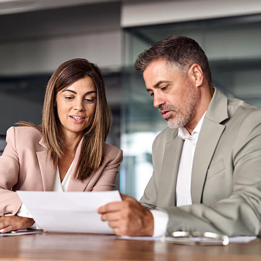 Franchise Consultant and Lawyer Working Together